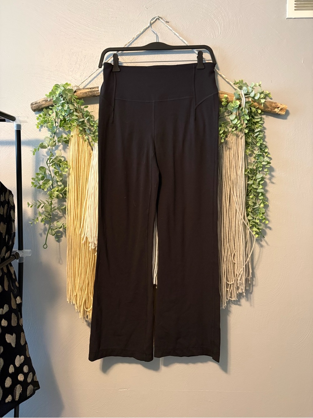 lululemon athletica Black Boot-Cut Align Yoga Pants